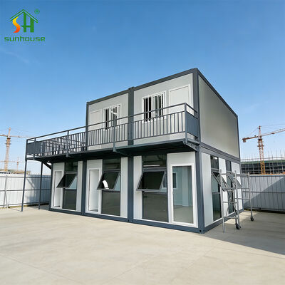 Afneembaar Modulair Woonhuis, Prefab Kantoor Containerhuis 20FT 30FT 40FT
