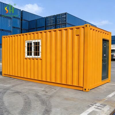 Giá tốt. Nhà container lắp ghép khung thép mạ kẽm 20FT 40FT cho công trường xây dựng trực tuyến