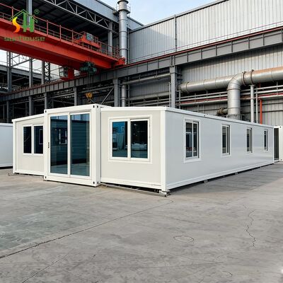 Bon prix Des maisons préfabriquées pliables modulaires de 20 pieds 40 pieds maison de conteneur extensible avec énergie solaire en ligne