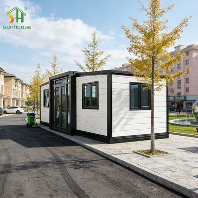 Harga yang bagus Fold Out Expansion Container House Layout Fleksibel Untuk Hidup Kantor / Proyek Sewa on line