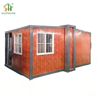 Good price Flat Top Tiny Expandable House Double Wing Custom Container Houses 20FT online