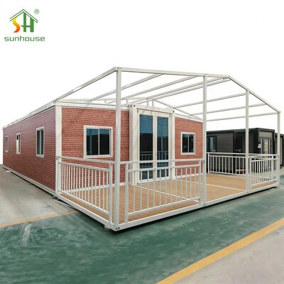 Buon prezzo Casa Contenitore Espandibile di Lusso Prefabbricata Moderna Installazione Rapida per Uso in Cantiere in linea