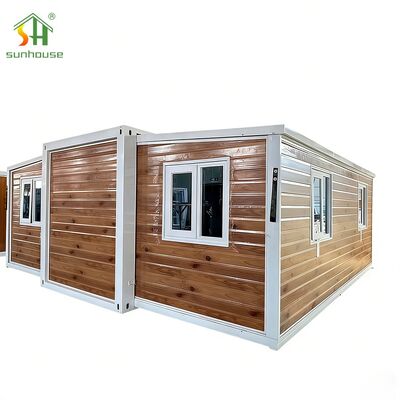 Good price Space Saving 40ft Expandable Container House Prefabricated With Insulated Sandwich Panels online