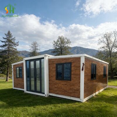 Bom preço Casa Contêiner Flexível Modular 30 pés Casa Contêiner Expansível com Área Expandida de 56 m² on-line