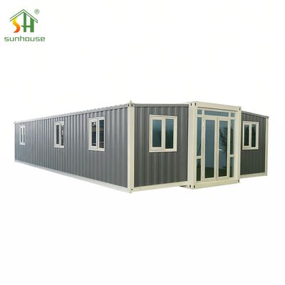 Harga yang bagus Rumah Ekspansi Instan Pemasangan Cepat 40 kaki Dengan Rangka Baja Galvanis on line