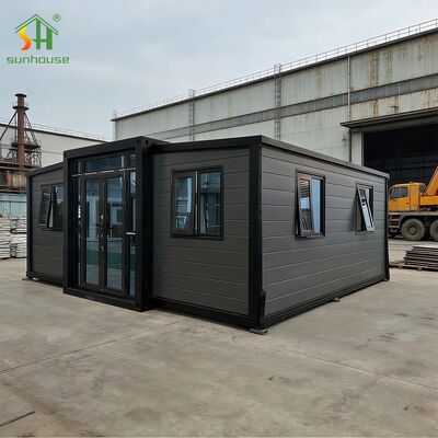 ราคาดี บ้านคอนเทนเนอร์สำเร็จรูปขยายได้ ติดตั้งรวดเร็ว ขนาด 20 ฟุต สำหรับแคมป์สำนักงานภาคสนาม ออนไลน์