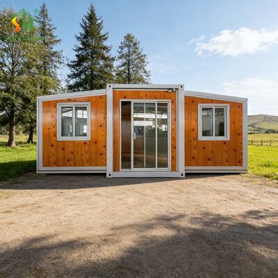 İyi bir fiyat. Kompakt 20ft Genişletilebilir Konteyner Ev Modüler Katlanır Prefabrik Evler Geçici Yaşam İçin çevrimiçi