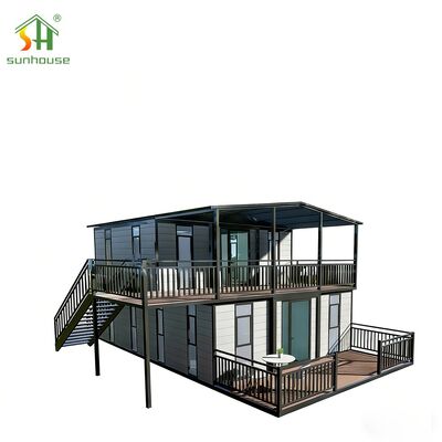 Guter Preis Vorgefertigtes erweiterbares Fertig-Tiny-Home mit doppelten Flügeln und schneller Bereitstellung Online