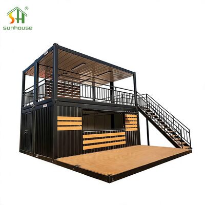 Bon prix Maison élargie de 20 pieds Container Maison miniature sur mesure avec toit élargi en ligne