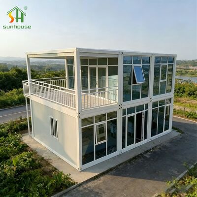 Good price Flat Pack Container House 20FT 40FT Galvanized Steel Prefab Modular Building Unit online