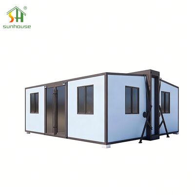 Guter Preis OEM ODM Doppelflügel-Erweiterungshaus Modularhaus Schnellmontage Online