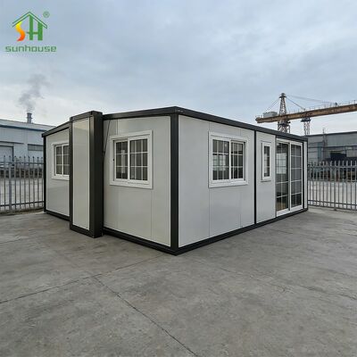 Harga yang bagus Rumah Kontainer Kamar Tidur Ganda Siap Pasang Cepat 20FT Rumah Modular Prefabrikasi on line