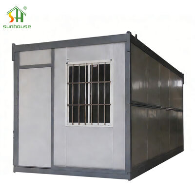 Harga yang bagus Rumah Prefab Lipat yang Dapat Diperluas dan Ringkas, Bangunan Kontainer Pengiriman Flat Pack on line
