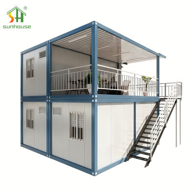 Bon prix Maison de conteneurs de transport préfabriquée Extensible Cabine de conteneurs modulaire Bureau en ligne