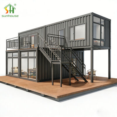 Bon prix Container modulaire préfabriqué Bureau Maison, maison préfabriquée compacte en ligne