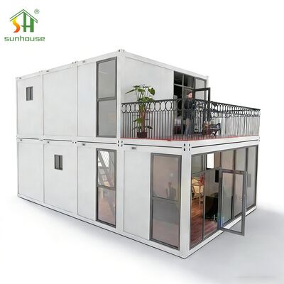 Giá tốt. Nhà container dân dụng lắp ghép triển khai nhanh với cửa sổ lớn / không gian mở trực tuyến
