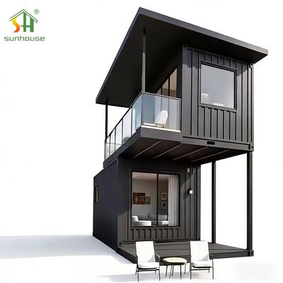 Bom preço Casas pré-fabricadas sob medida de um andar, Casas em contêineres de dois andares Modular on-line
