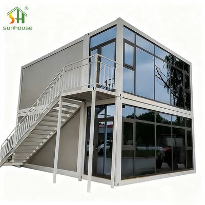 Goede prijs Modulaire containerhuis met snelle inzet Uitbreidbare opvouwbare flatpack containerhuizen online