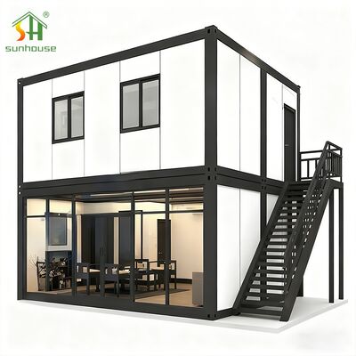 Giá tốt. Modular Prefab Container House 3 phòng ngủ Thép khung tiêu chuẩn đơn vị dân cư trực tuyến