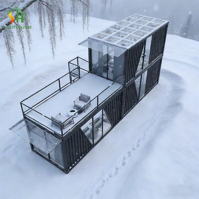 Bon prix Usine de maisons conteneurs préfabriquées 20FT 40FT, modulaires de maisons conteneurs préfabriquées en ligne