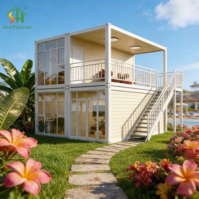 Giá tốt. Ngôi nhà container mô-đun với hệ thống tường cách nhiệt và bố trí tùy chỉnh cho cuộc sống dân cư cao cấp trực tuyến