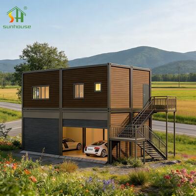 Goede prijs Premium modulair containerhuis met geïsoleerd wandsysteem / aanpasbare lay-outopties online