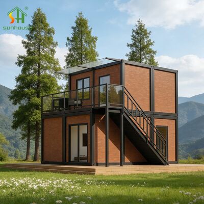 İyi bir fiyat. 20FT 40FT Premium Modüler Evler İki Katlı Modüler Konteyner Binaları çevrimiçi