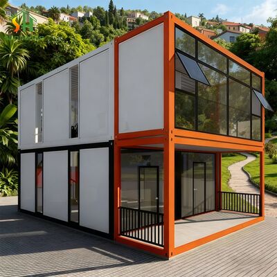 Buen precio Casa Modular Moderna de Contenedores de 20 pies, 30 pies, 40 pies con Acabado Residencial de Aspecto Natural en línea