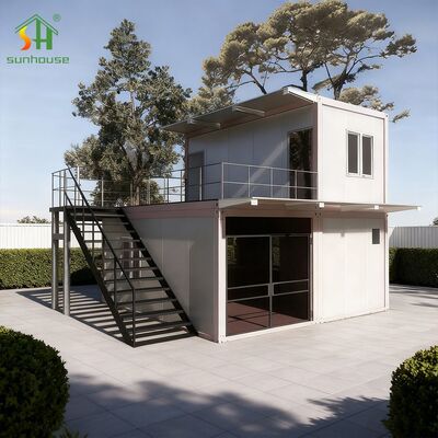 Harga yang bagus Rumah Kontainer Mewah Modular Tata Letak Fleksibel Keamanan Rumah Kontainer on line