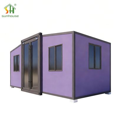 Bon prix Maison de conteneurs mobiles à logement flexible à étage unique Maison mobile préfabriquée modulaire en ligne