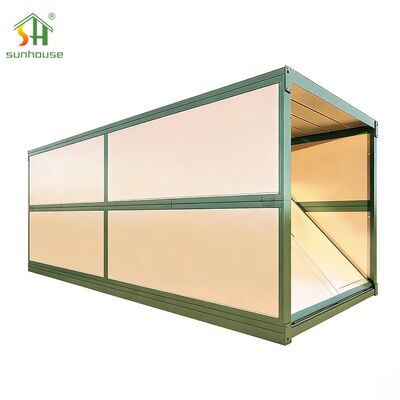 Buon prezzo Rapid deployment Collapsible Container Homes Fold Out Modular Homes per le cliniche di isolamento in linea