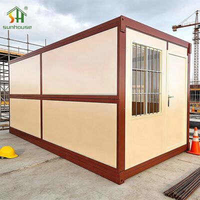 Giá tốt. Lắp ráp nhanh Modular Container Home Chuyển ra cho các trại lao động Nhà tạm trú trực tuyến