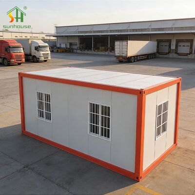 Dobra cena. 20FT 40FT Flat Pack Prefabrykowany dom kontenerowy Modułowe biuro budowy ze stali ocynkowanej dla pokoju zarządzania projektami budowlanymi online